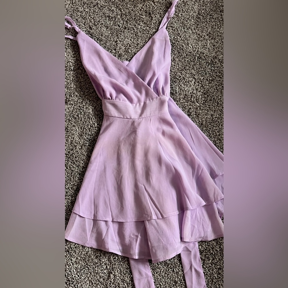 Purple dress
